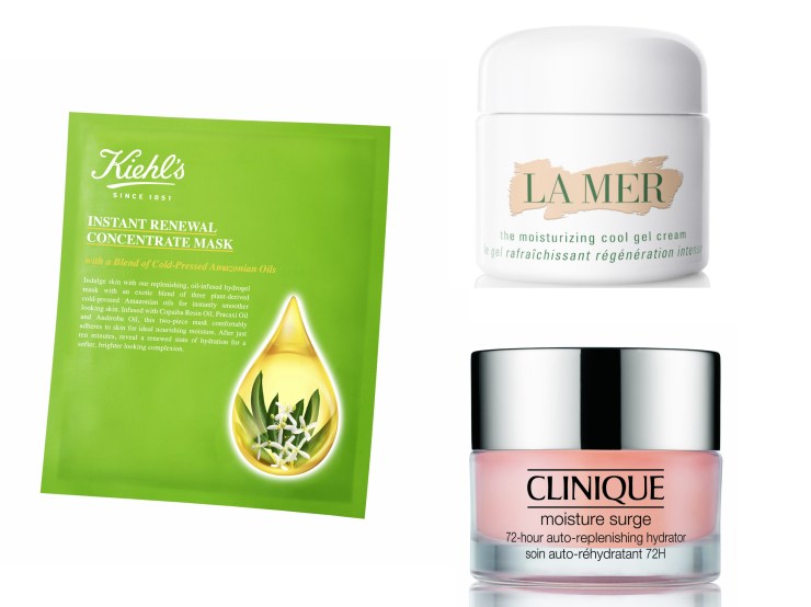 kiehls la mer clinique moisture surge