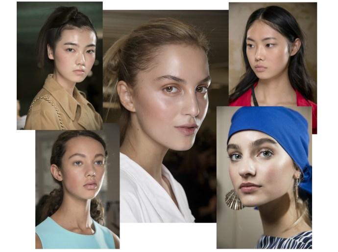 nude catwalk ss18 mac cosmetics