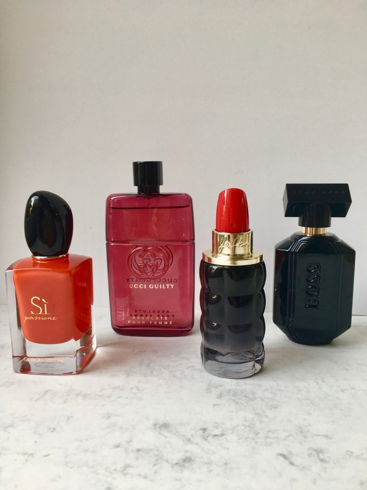 si passion yes I am Gucci Guilty Absolute pour Femme Hugo Boss Boss The Scent Perfume Edition Cacharel