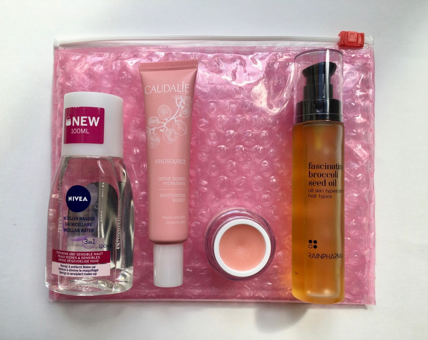 fascinating broccoli seed oil rainpharma lip balm self caudal vinosource micellar water nivea