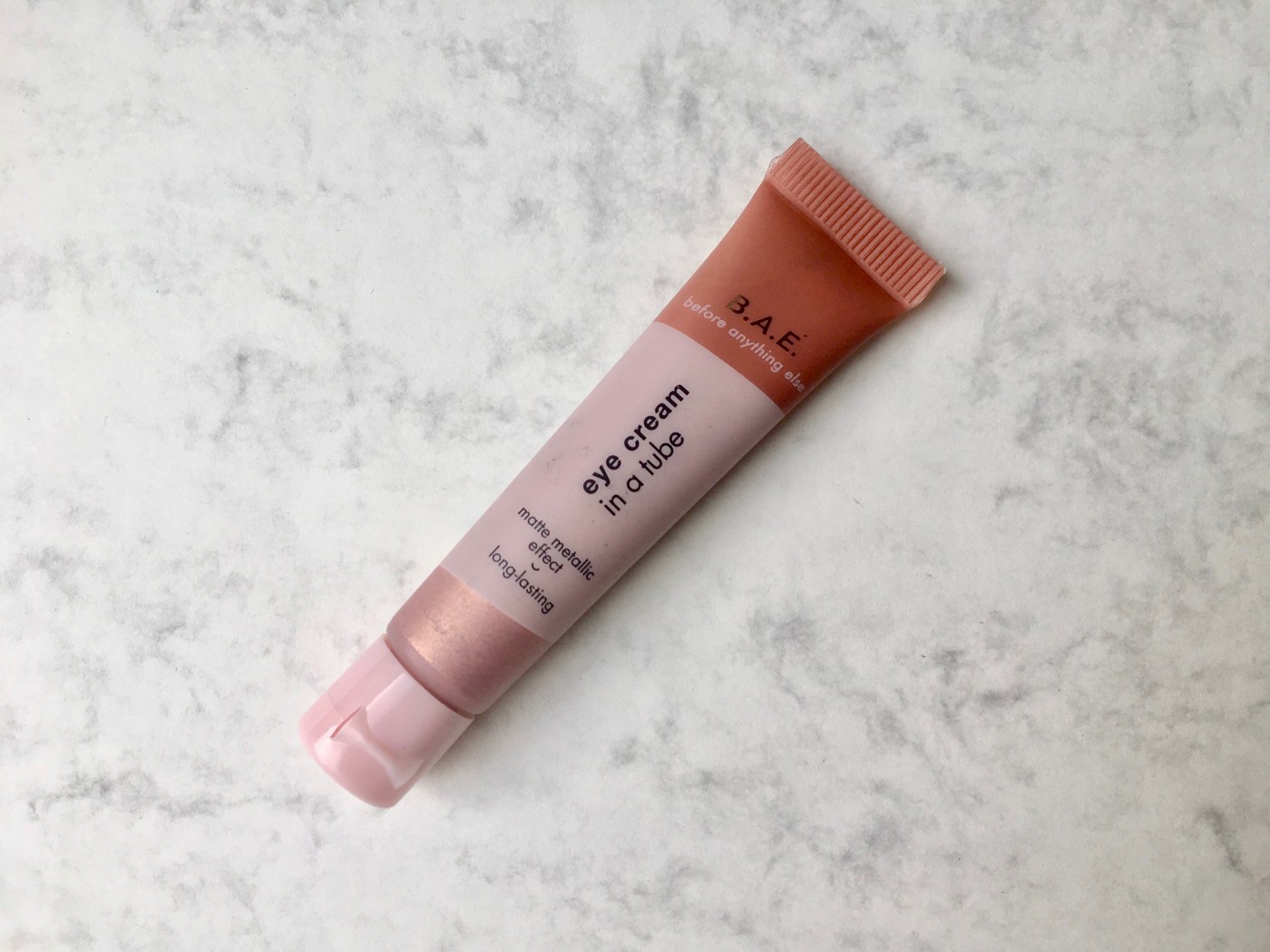 BAE Hema vegan make-up eye cream in a tube metallic matte cream eye shadow