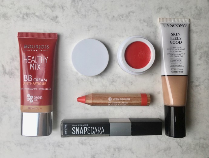 healthy mix bb cream Bourjois snapscara maybelline skin feels good lancôme manasi7 yves rocher my green summer lip and cheek crayon