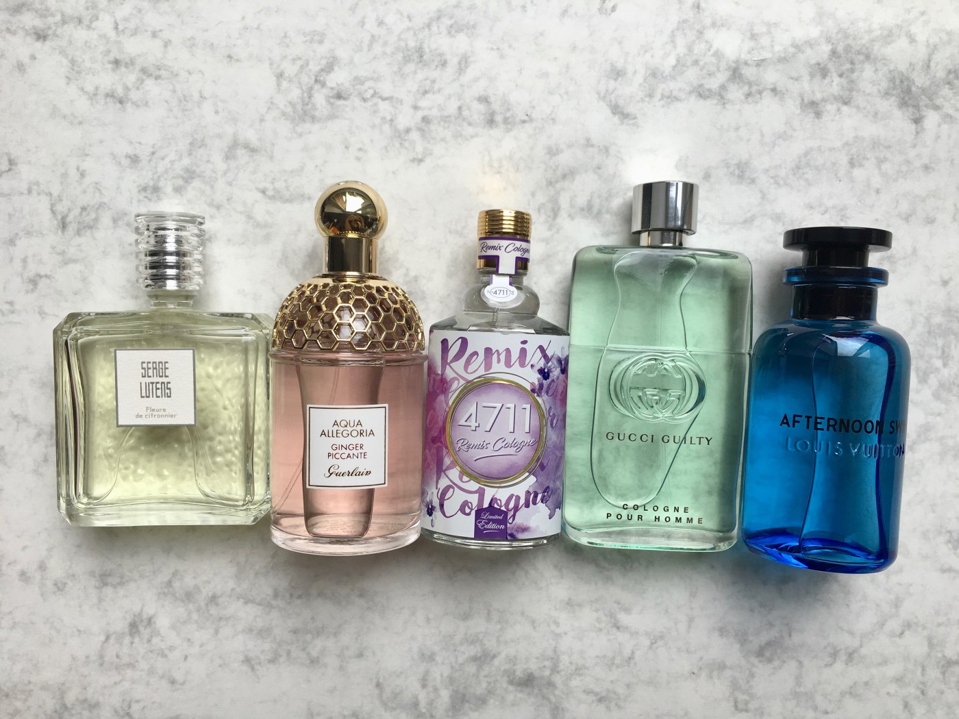 eau de cologne remix cologne 4711 aqua allegoria ginger piccante guerlain serge lutens fleurs de citronnier gucci guilty cologne afternoon swim louis vuitton