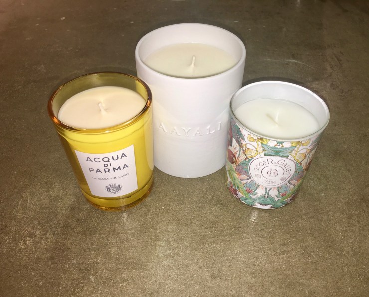 hayali scented candle acqua di parma roger & gallet