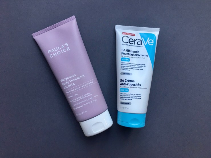 paula's choice cerave weightless body treatment 2% BHA SA Cream