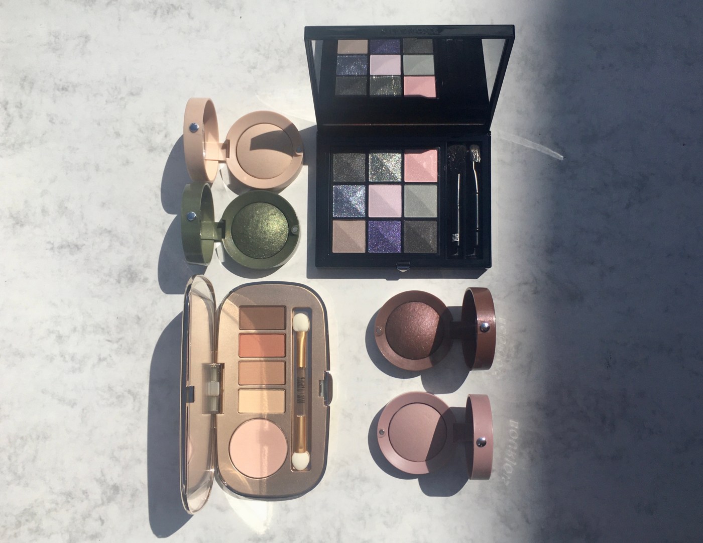 eye shadow palette Givenchy Jane Iredale Bourjois mineral eye shadow