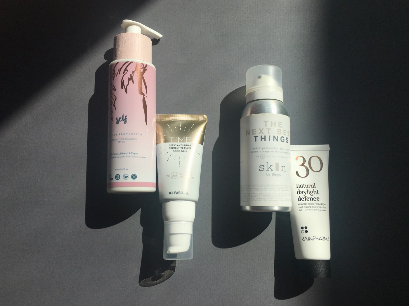 sunscreen Belgian skincare Self Rainpharma Skin by Dings Time Ici Paris XL