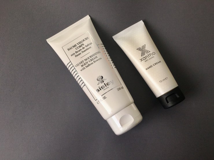 Sisley baume velours corps body lotion xantho hand cream