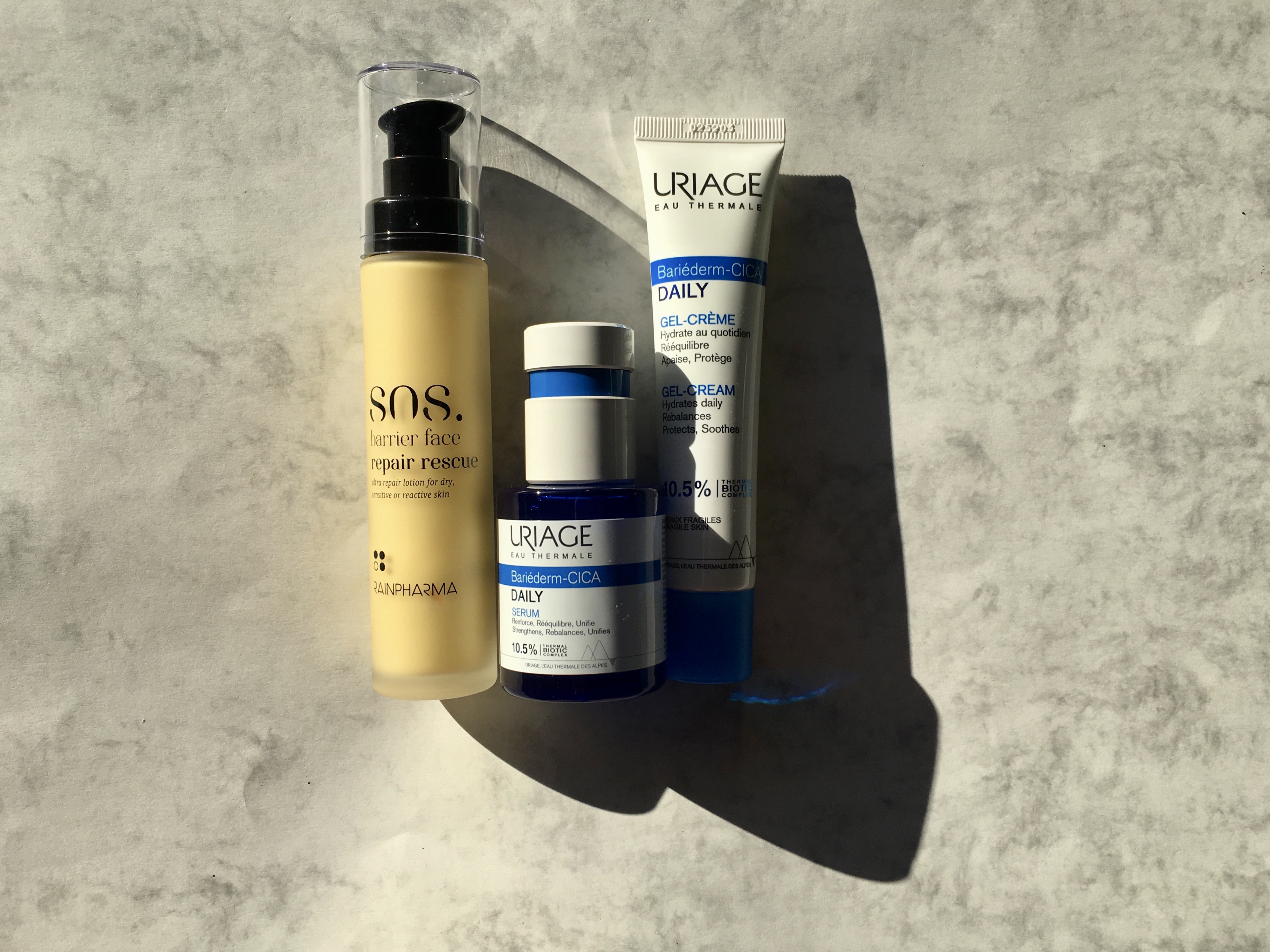 sos barrier rerainpharma uriage bariéderm cica daily