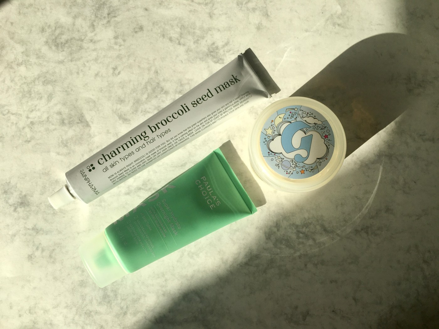 paula's choice overnight mask Glossier Moisturizing Moon Mask Rainpharma Charming Broccoli Seed Mask