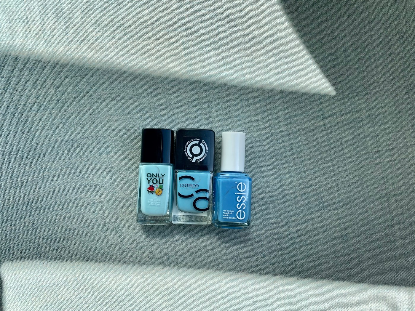 essie periwinkle blue nail polish caprice